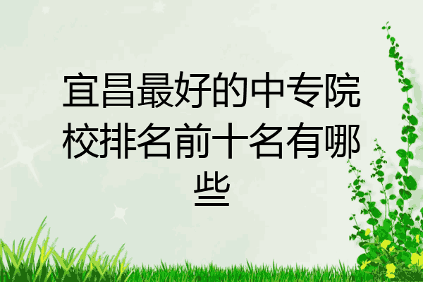 宜昌最好的中专院校排名前十名有哪些
