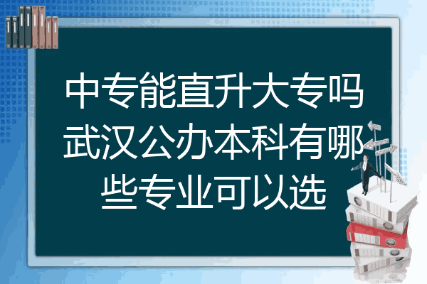 中专能直升大专吗武汉公办本科有哪些专业可以选