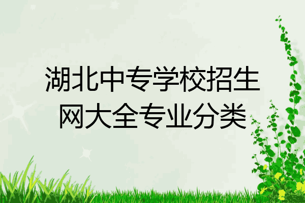 湖北中专学校招生网大全专业分类