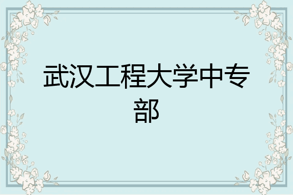 武汉工程大学中专部