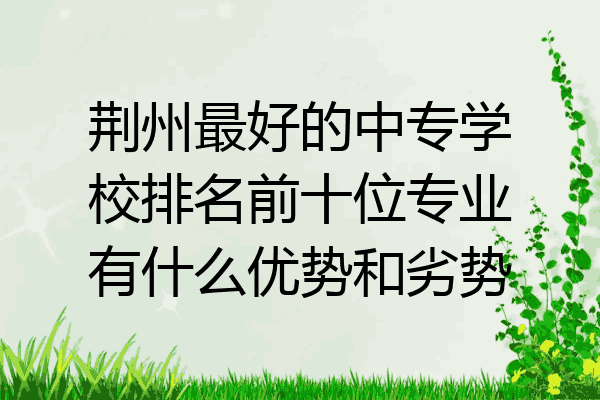 荆州最好的中专学校排名前十位专业有什么优势和劣势