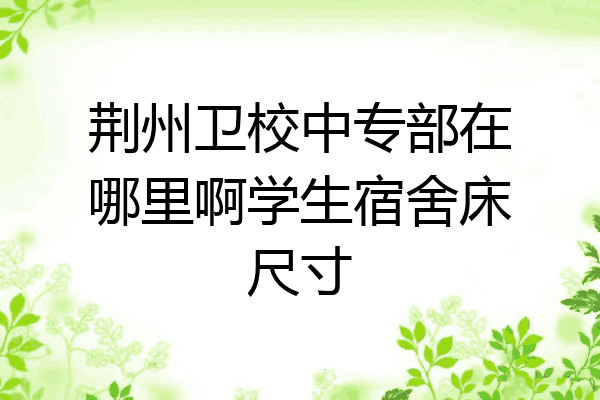 荆州卫校中专部在哪里啊学生宿舍床尺寸