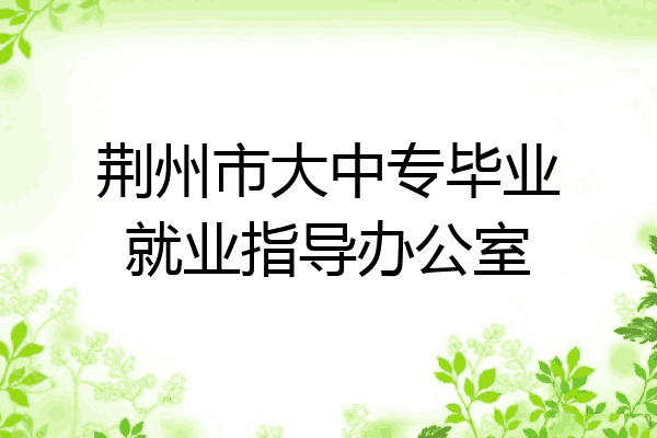 荆州市大中专毕业就业指导办公室