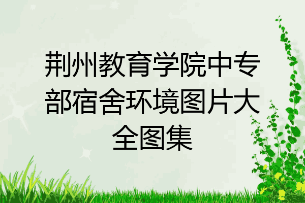 荆州教育学院中专部宿舍环境图片大全图集