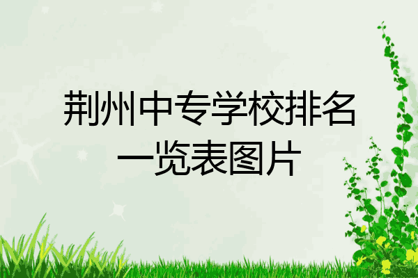 荆州中专学校排名一览表图片