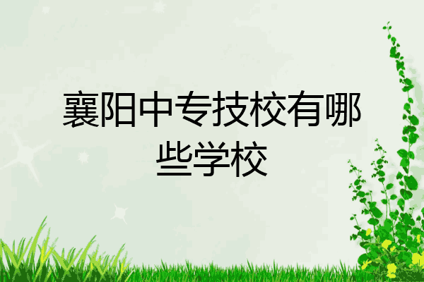 襄阳中专技校有哪些学校