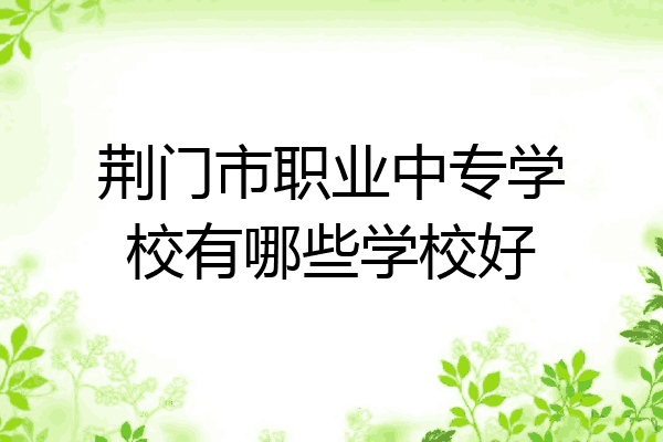 荆门市职业中专学校有哪些学校好