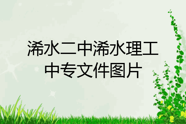 浠水二中浠水理工中专文件图片
