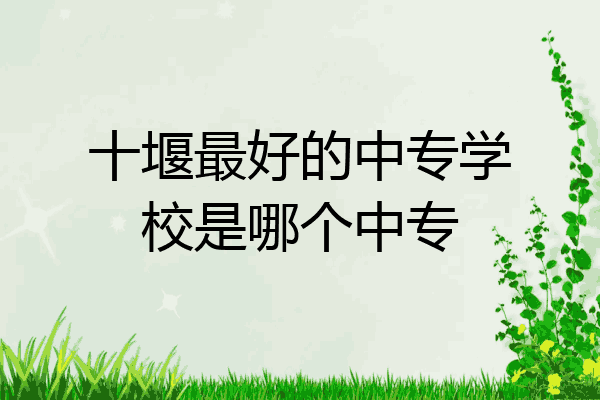 十堰最好的中专学校是哪个中专