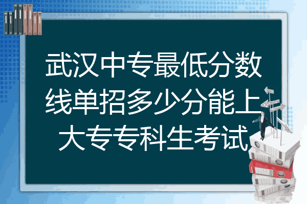 武汉中专最低分数线单招多少分能上大专专科生考试