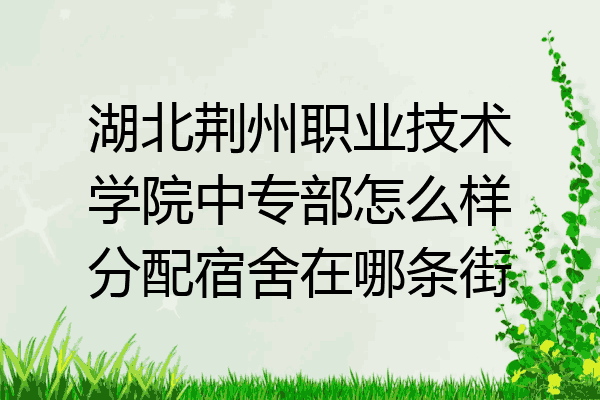 湖北荆州职业技术学院中专部怎么样分配宿舍在哪条街