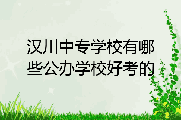 汉川中专学校有哪些公办学校好考的
