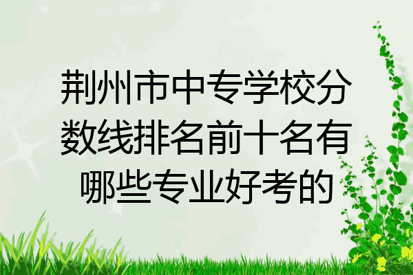 荆州市中专学校分数线排名前十名有哪些专业好考的