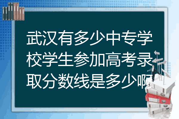 武汉有多少中专学校学生参加高考录取分数线是多少啊
