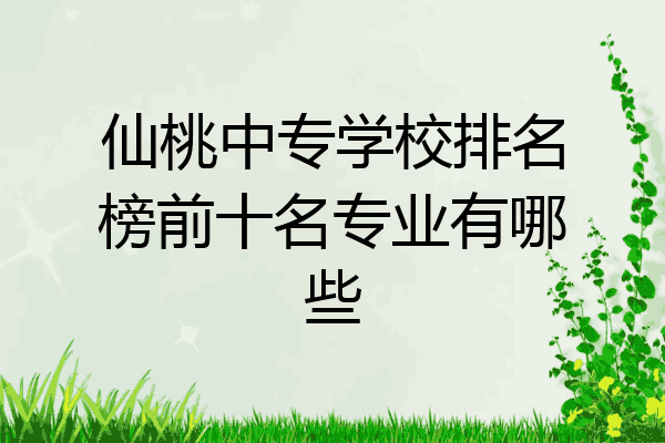 仙桃中专学校排名榜前十名专业有哪些
