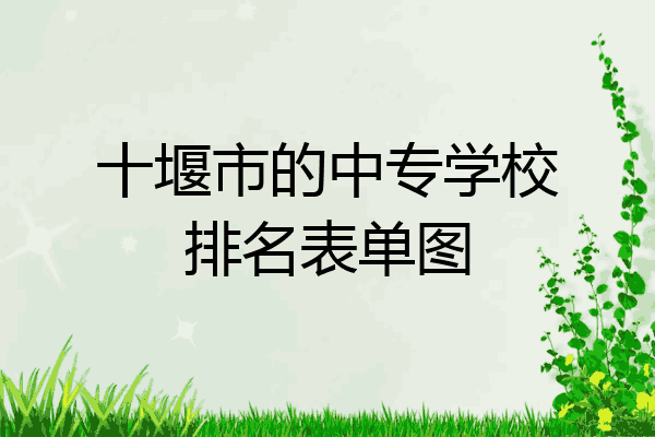十堰市的中专学校排名表单图