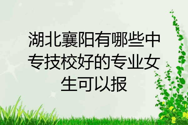 湖北襄阳有哪些中专技校好的专业女生可以报