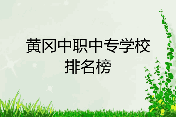 黄冈中职中专学校排名榜