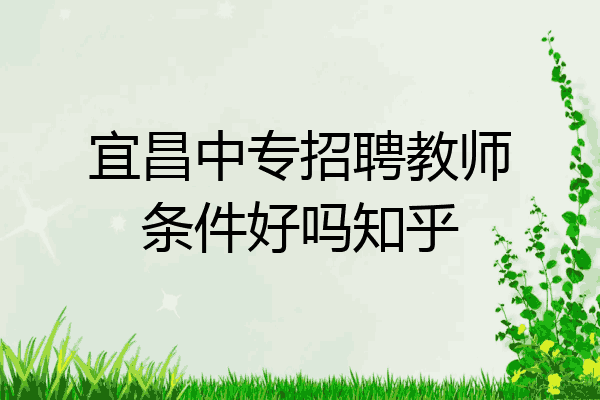 宜昌中专招聘教师条件好吗知乎