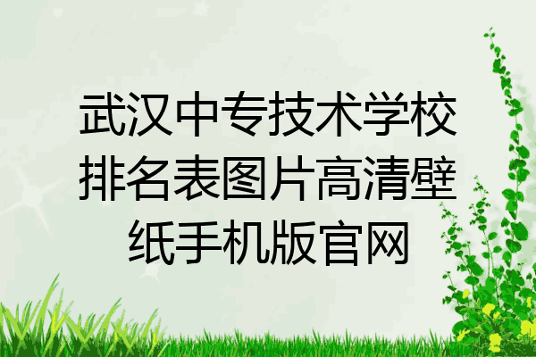 武汉中专技术学校排名表图片高清壁纸手机版官网