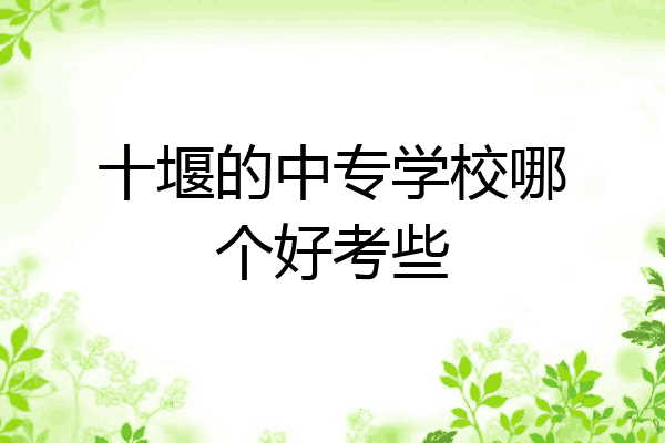 十堰的中专学校哪个好考些