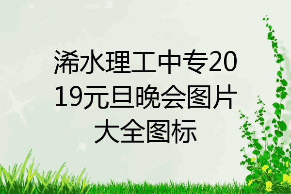 浠水理工中专2019元旦晚会图片大全图标