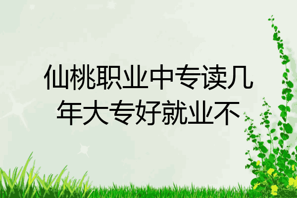 仙桃职业中专读几年大专好就业不