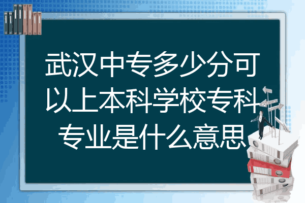 武汉中专多少分可以上本科学校专科专业是什么意思