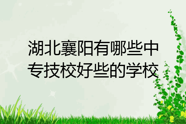 湖北襄阳有哪些中专技校好些的学校