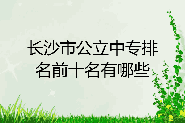 长沙市公立中专排名前十名有哪些