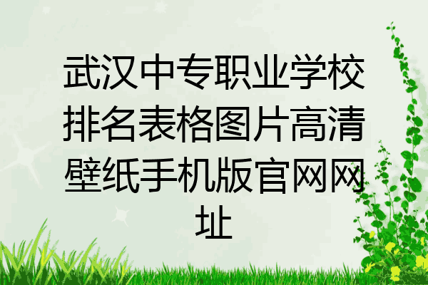 武汉中专职业学校排名表格图片高清壁纸手机版官网网址