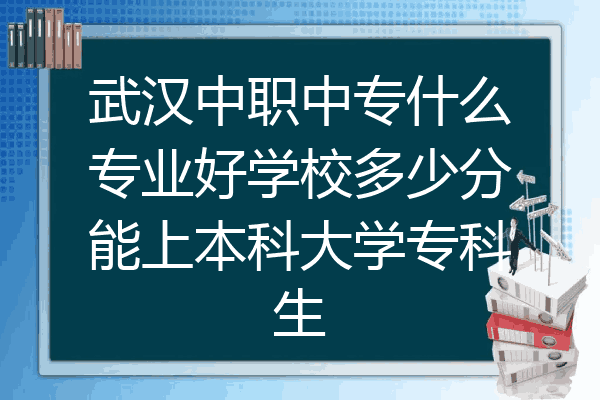 武汉中职中专什么专业好学校多少分能上本科大学专科生