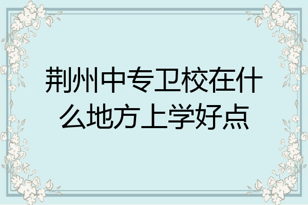 荆州中专卫校在什么地方上学好点