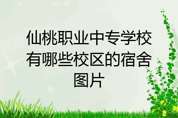 仙桃职业中专学校有哪些校区的宿舍图片