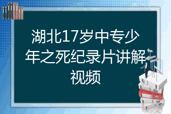 湖北17岁中专少年之死纪录片讲解视频