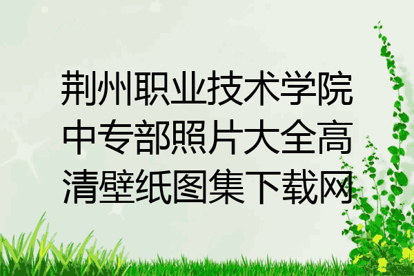 荆州职业技术学院中专部照片大全高清壁纸图集下载网