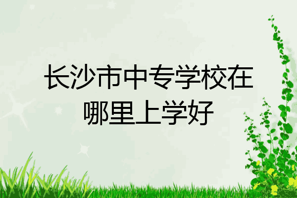 长沙市中专学校在哪里上学好