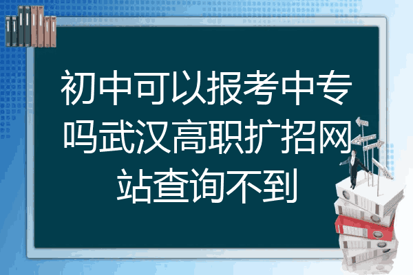 初中可以报考中专吗武汉高职扩招网站查询不到