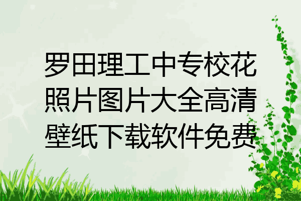 罗田理工中专校花照片图片大全高清壁纸下载软件免费