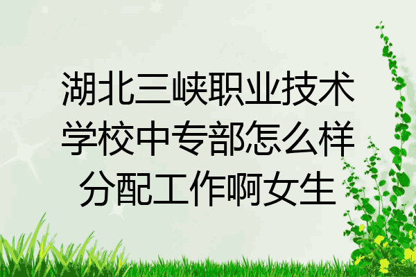 湖北三峡职业技术学校中专部怎么样分配工作啊女生