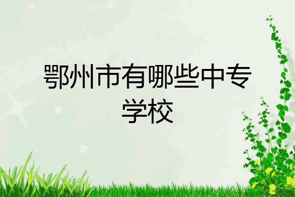 鄂州市有哪些中专学校