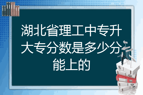 湖北省理工中专升大专分数是多少分能上的