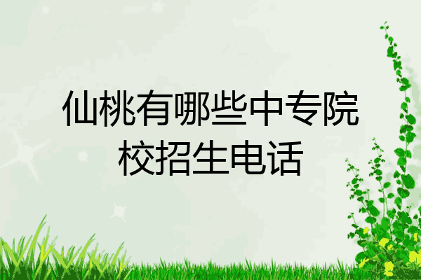仙桃有哪些中专院校招生电话
