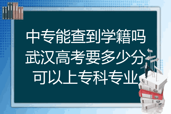 中专能查到学籍吗武汉高考要多少分可以上专科专业