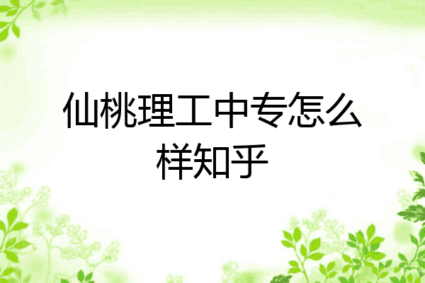 仙桃理工中专怎么样知乎