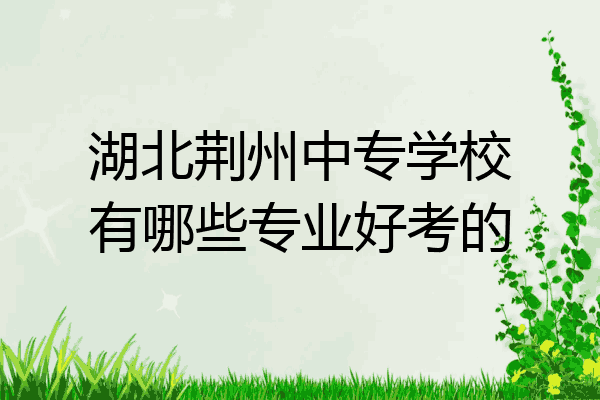 湖北荆州中专学校有哪些专业好考的