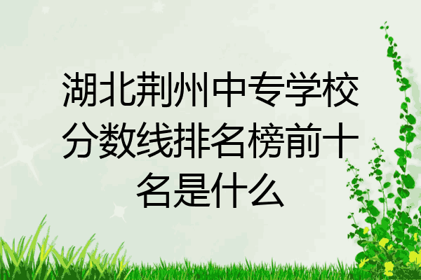 湖北荆州中专学校分数线排名榜前十名是什么