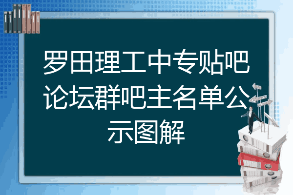 罗田理工中专贴吧论坛群吧主名单公示图解