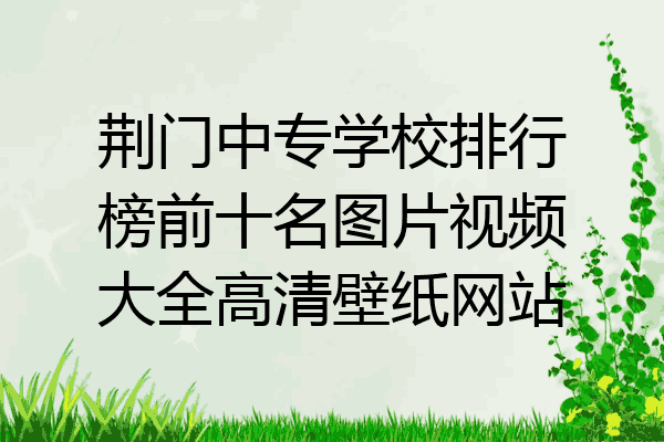 荆门中专学校排行榜前十名图片视频大全高清壁纸网站