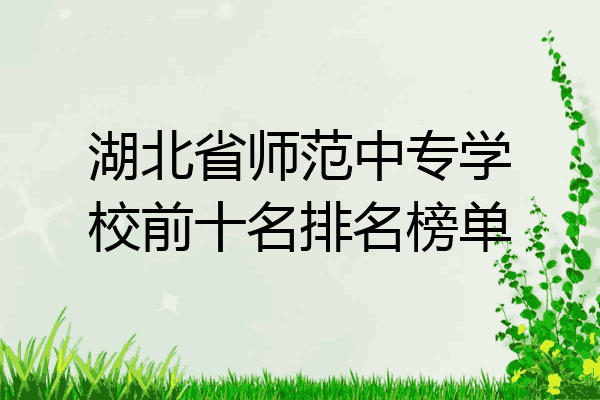 湖北省师范中专学校前十名排名榜单